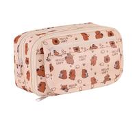 Laikoutd Big Capacity Pencil Pen Case High Capacity Pouches Zippered Storage Bag Travel Cosmetic Bag Portable Organizers Travel Essential Pouch