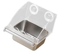 Laikoutd Bird Food Toy Automatic Parrots Feeders Drinker Acrylic Seeding Food Container Cage For Aviaries And Home Use Secure Bird Feeders