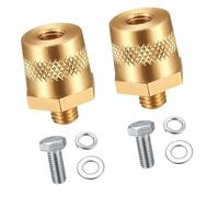 Laikoutd Brass Battery Post Terminal Adapter Terminal Connector Fittings For Vehicle Marine Electric Systems Poles Adapter