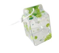 Laikoutd Clear Figure Display Bag with Keyring for Doll Protective Case Comfortable Dolls Storage Pouches for Collectibles Lovely Milk Box Transparent Feeling Girl Fashion