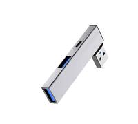 Laikoutd Compactly Aluminum USB3.0 Hubs USB Expander To Type C And Double Port Hubs For Versatile Devices Connectivity USB To Type C Adapter