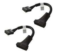Laikoutd Compactly USB3.0 Header To USB2.0 20Pin USB3.0 Female To 9Pin USB2.0 Male Adapter Cord For Space Saving Installation