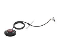 Laikoutd Computer Switch Power Supply On/off Reset Push Round Big Button With 160cm Cable Bracket For Desktop PC Host Desktop Computer