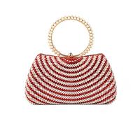 Laikoutd Convertible Evening Bag Beaded Faux Pearls Detailing Multipurpose Shoulder for Parties Business Event Travel Shoulder