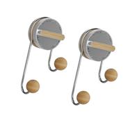 Laikoutd Drill-Free Wall Hooks Spherical Suction Cup ABS Rustproof Holds Weight for Smooth Surfaces Home Organization No Drilling Suction Cup Hooks