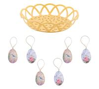 Laikoutd Easters Eggs Hanging Decors Set Adds Pleased Touch To Celebration With Handmade Craftsmanship And Bright Color User Friendly Easters Decors