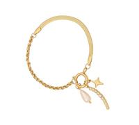 Laikoutd Elegant Heart Pendant Flower Party Modern Chain Suitable For Various Occasion Wear Modern Elegant