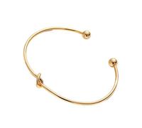 Laikoutd Elegant Sturdy Metal Texture Cuff Modern Jewelry For Casual Or Professional Outfits Unisex Designs Simple Metal Cuff