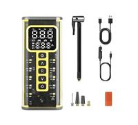 Laikoutd Fast Cordless Car Tire Pumps Easy Carry Air Compressor With Intelligent Pressure Sensors ABS Metal Designs For Travel Use Travel Tire Inflator For Cars