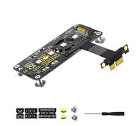 Laikoutd Fast Speed NVME HDDs Converters To PCIe 1X Adapter Card With Cooling Fan For Enhanceds Computer Performances NVME SSDs Adapter