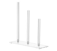 Laikoutd Hair Accessory Display Rack Tie Holder Elegant Headband Storage Stand Clip Rack for Various Ties and Clip Makeup Vanity Organizer