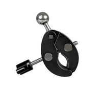 Laikoutd Heavy Duty Aluminum Adapter For Handlebar Clamp Base Adjustable For 1.5-5.5cm Rod Motorcycle Phone Mount Accessory Adapter For Handlebar Clamp Mount Base