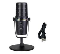 Laikoutd High Fidelitys USB Dynamic Microphone For Gaming And Podcasting With Adjustable Sensitivity And Noise Reductions USB Microphone