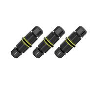 Laikoutd IP68 Waterproof Flame Resistant 3Pin Terminals Block Connector for Harsh Environment (Most 16A, 450V) Waterproof Connector