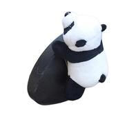 Laikoutd Lovely Panda Handlebars Decoration Handlebars Ornament for Bikes & Motorcycles Cotton Sponge Component Easy Installation Soft Bear Bike Accessory