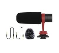 Laikoutd Microphone Video Podcast Condenser Interviewing With 3.5mm Port For Smartphone Camera Streaming Broadcast For Device