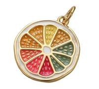 Laikoutd Modern Necklace Components Metal Fruit Charm Pendant Unique Necklaces Accessory For Fashion Jewelry