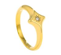 Laikoutd Modern Star Shaped Rings in Stainless Steel for Any Occasion Unique Rings Designs