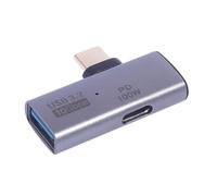 Laikoutd Multifunction USB C To Cable Adapter 100W Power Delivery Plugs & Plays C Mobile For Office & Gaming Multiple Device