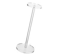 Laikoutd Multipurpose Sturdy Clear Acrylic Hat and Wigs Display Stand with Stable Base Accessory for Household Or Retail Use