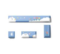 Laikoutd PBT 5 Sides Dye-subbed Keycaps For Spacebar 6.25U ESC Entre Keys Profile Keycap Set For Mechanical Keyboard Gaming Keyboard Keycaps Cute For Girls