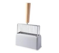 Laikoutd Pet Litter Scooper For Kitten LitterScoop Cleaning Cleaner Proof Pour Out With Stand Litter Scoops With Holder