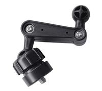 Laikoutd Portable Flexible 1/4inch Screw To 17mm Ball Head Connector Tripods Attachment Suitable For Live Streaming & Photography Adjustable Angle Phone Mount