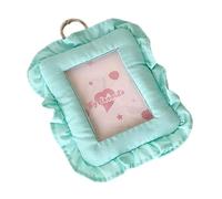 Laikoutd Portable Pillow Shaped Photocard Display Case For Backpacks Keys Decoration Lightweight Photo Showcase Organizers Compact Photocard Picture Hanging Decoration