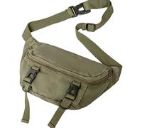 Laikoutd Practical Canvas Shoulder Bag For Travel And Sports Adjustable Crossbody Chest Pack Casual Streetwear Accessory Japanese Canvas Bag