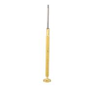 Laikoutd Professional Grade Tiny Screwdrivers Brass Handle and Tempered Steel Tips for Detailed Crafting Tasks Eyeglass with Stainless Steel Tip
