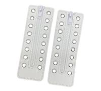 Laikoutd Quick Install Zippered Shoelace Inserts Decoration Waterproof PU Leather Zippered Inserts for Boot Footwear Enhancement Outdoor