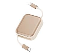 Laikoutd Retractable USB C Cable 240W Fast Charging for Phone 15 16 17 Laptops 480Mbps Data Transfer to Cable