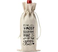Laikoutd Reusable and Portable Wine Bag for Women and Men Gift Storage Suitable for Teachers Nurses and Office Team Celebration Champagne Gift Bag