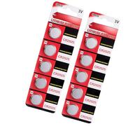 Laikoutd Set Of 10pc/5pc CR2025 Coin Batteries CR2025 3V Lithium Button Cell For Watches Calculators Portable Electronics Lithium Button Cell