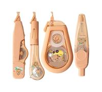 Laikoutd Set Of 4 Twist Action Correction Tapes SmudgeProof Adhesive Paper Friendly Application School Stationery Essential Push Button Correction Tape Set