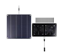 Laikoutd Solar Panel Ventilation Fan 15W Air Extractor For Sheds Barns Pet Houses Weatherproof & Easy Install Waterproof Solar Powered Exhaust Fan
