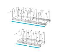 Laikoutd Steel Pots Lid Holder Wall Mounts Organizers with Easy Installation Space Save for Safe Kitchen Use Lid Storage
