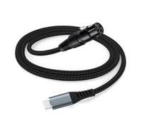 Laikoutd Studio Grade USB C To 3Pin Female Auditory Cable Low Loss Design For Podcasting Music Production Streaming