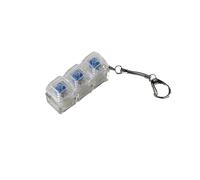 Laikoutd Switches Tester Keychain Pendant With LED Light For Testing Mechanical Keyboard Switches Stress Relief Toy Desktop Decoration