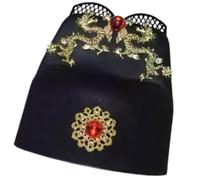 Laikoutd Traditional Ceremonial Cap Travel Friendly Foldable Design Ancient Theme Official Hat For Cultural Festival Essential Flying Fish Cap Festival Costume