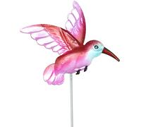 Laikoutd Unique And Magical Metal Windmill Outdoor Iron Garden Sculpture Hummingbird Trochilus Sculpture Hummingbird Decorations For A Birthday Party