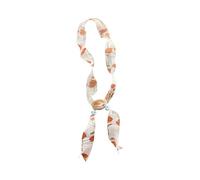 Laikoutd Unique Artisanal Crafted Beaded Scarf Necklace Featuring Colorful Flowers Ideal for Gift Giving Spring Season Beaded Jewelry