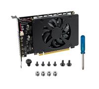 Laikoutd Upgraded PCIe X16 NVMe Expansion Unit Card Supports NVMe 4x128Gbps Data Transfer Board with Cooling Fan Card