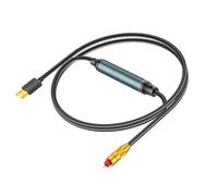 Laikoutd USB To Fiber Optics Sound Adapter Cable For Clear And Detailed Sound Reproduction USB To Optical Adapter