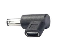 Laikoutd USB Type C To 5.5x2./3.0x1.1/4.0x1.7/4.8x1.7/3.5x1.35/.5x2.1mm Female 90 Degree Power Charging Adapter For Laptop Electronic Accessories