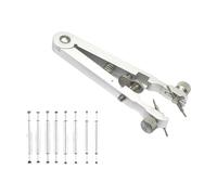 Laikoutd Watch Band Adjustment Tool Set with 8pcs Stainless Steel Spring Plier for Strap Adjustment Repair Watch Band Replacement Tool