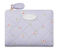 Laikoutd Womens Wallet with Card Holder Flower Print Coin Purse Stylish Change Lovely Short PU Leather Pu Leather Change Purse Lovely Flower Print with Card Holder