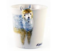 Laikram 3D Animal Ceramic Mug Collection for Coffee Cups, Realistic Wildlife Head Design, Gift Ideas for Tea Lovers (Alpaca)