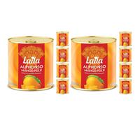Laila Alphonso Mango Pulp 850 g Case of 6 Pack of 2
