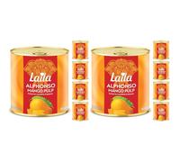 Laila Alphonso Mango Pulp 850 g (Case of 6) (Pack of 2)
